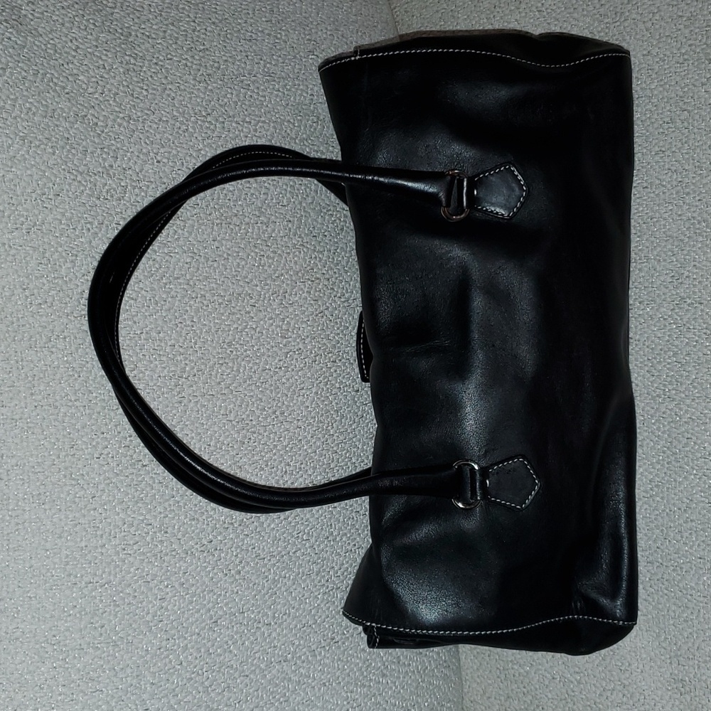 Prada Semitracolla Vitello Daino Nylon & Leather Shoulder Bag Purse - Picture 15 of 16